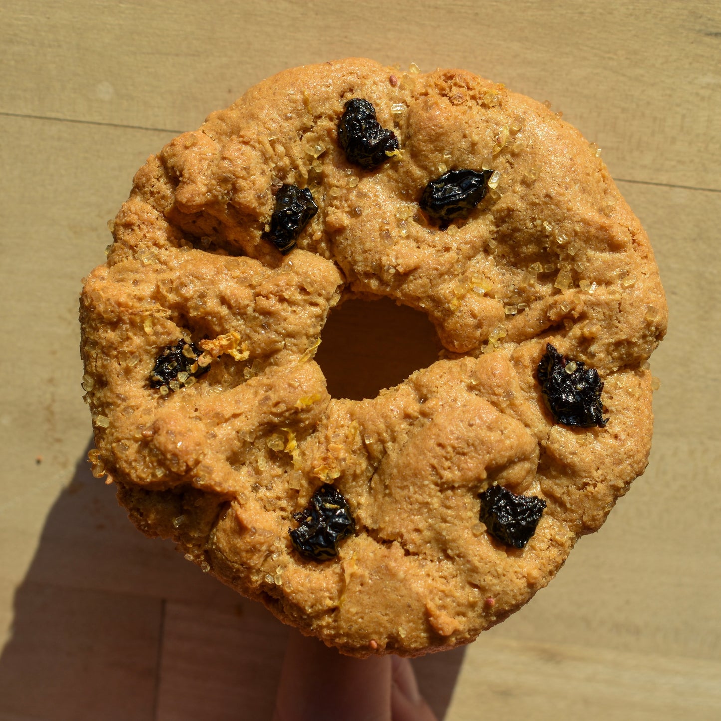 Blueberry Lemon Almond Oat Gluten Free Protein Cookie Donut Gourmet