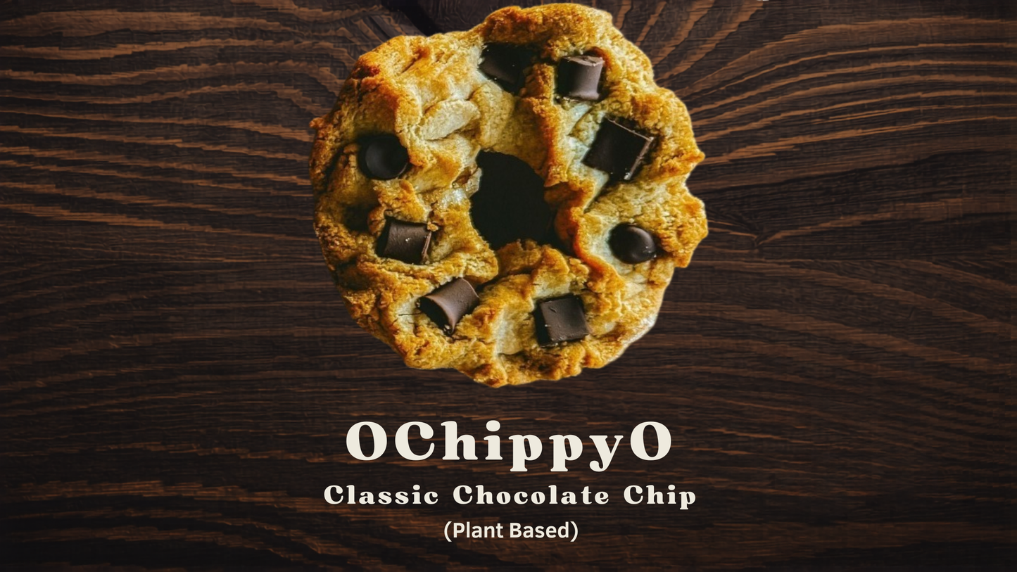 OCookieOs Classic Chocolate Chip plant based gluten-free almond flour cookie-donut Omaha Nebraska Micro Bakery 